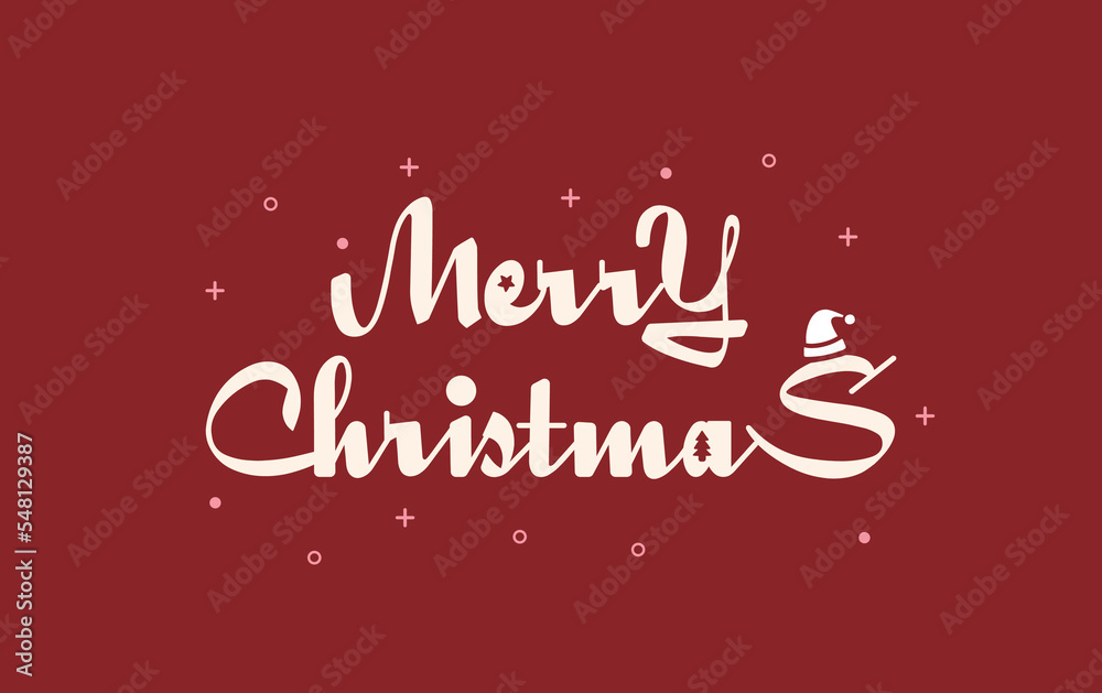 It is a lettering design used for Christmas theme design.