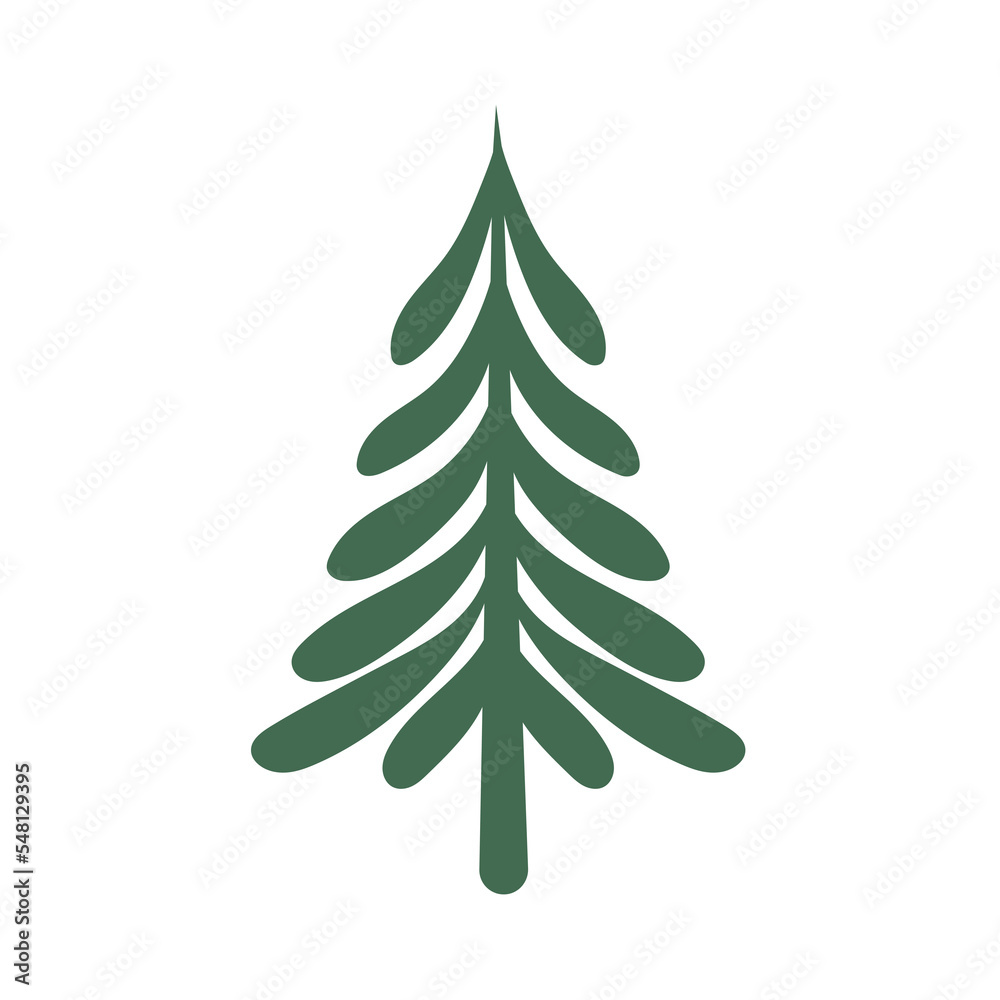 Christmas tree decorated xmas trees winter , Flat Modern design , illustration Vector EPS 10 Christmas tree decorated xmas trees winter , Flat Modern design , illustration Vector EPS 10