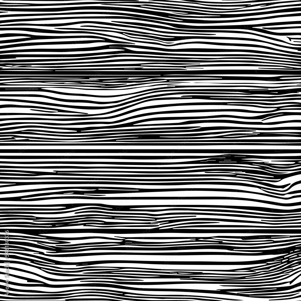 Black silhouette of wood texture isolated on white background. Overlay layer. Horizontal wood fibers. Design element. Black silhouette of wood texture isolated on white background. Overlay layer. Horizontal wood fibers. Design element.