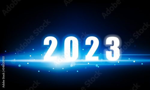 Abstract open Key Door Light out 2023 business Hitech communication concept innovation background, vector design