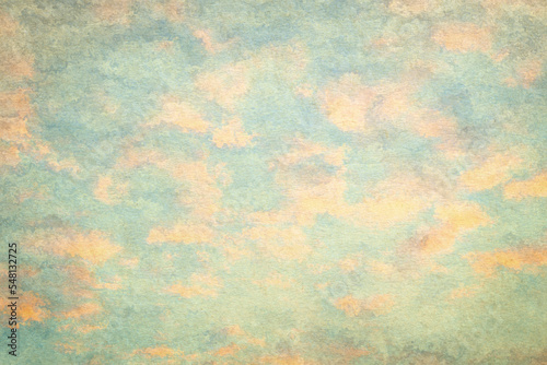 vintage watercolor clouds