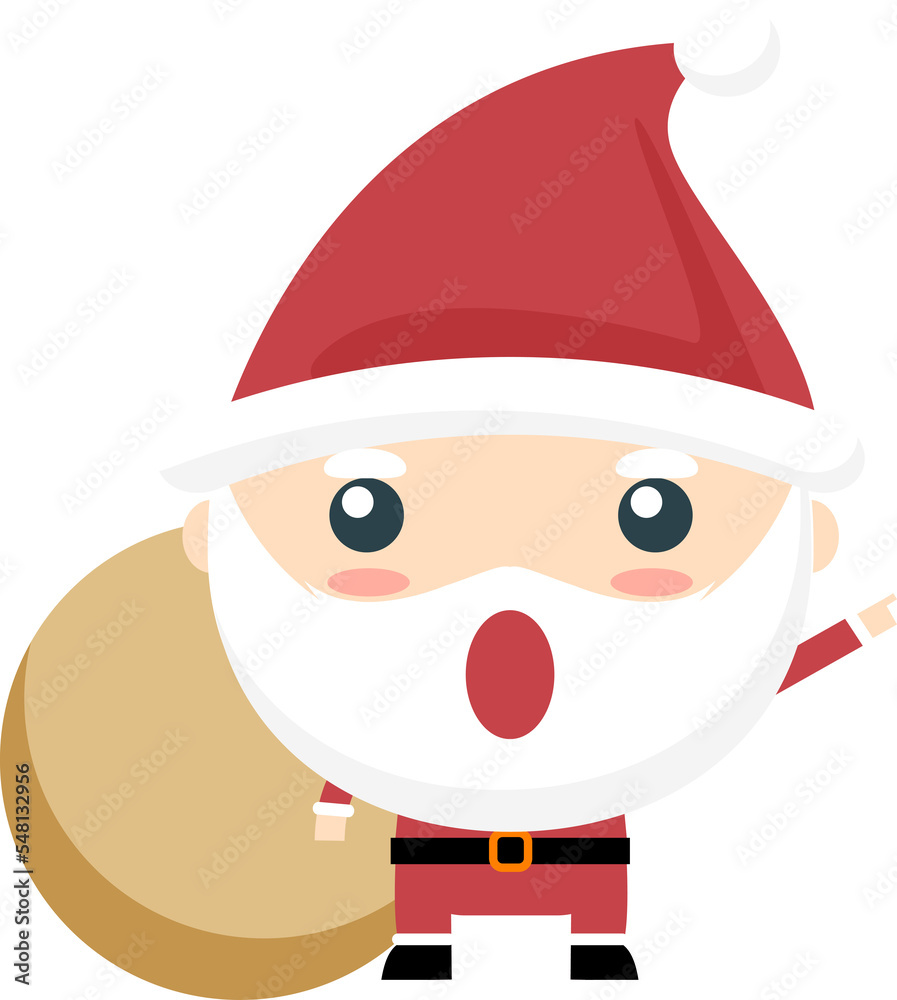 Santa Claus. Illustration of Santa Claus. Santa Claus. Illustration of Santa Claus.