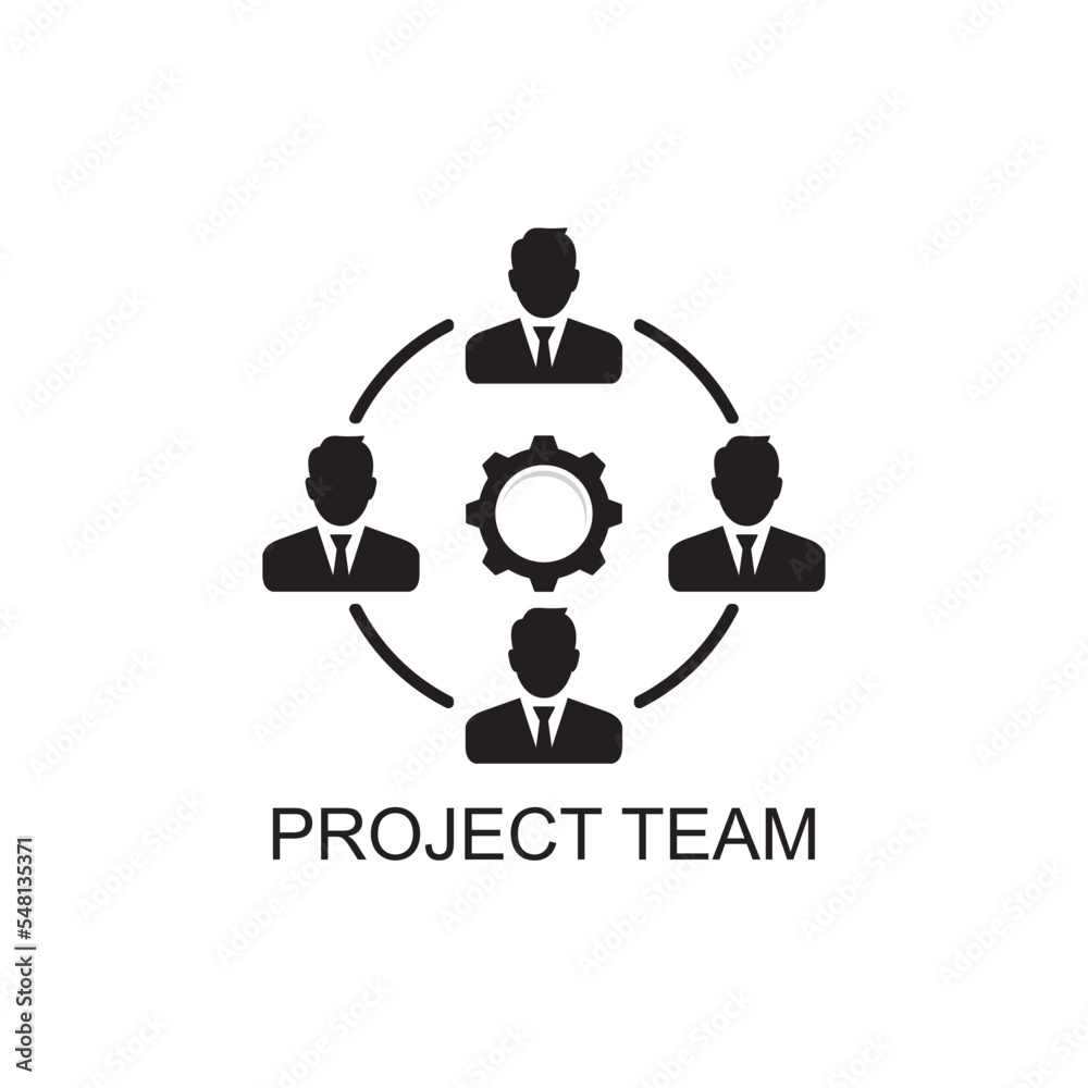 project team icon , management icon