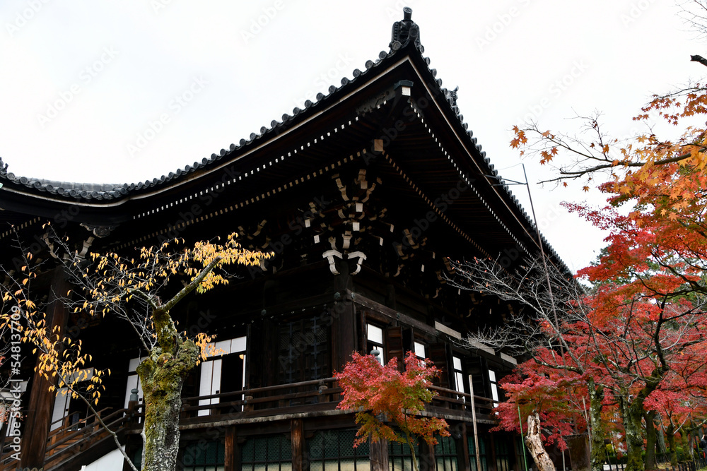 京都 真如堂境内の紅葉