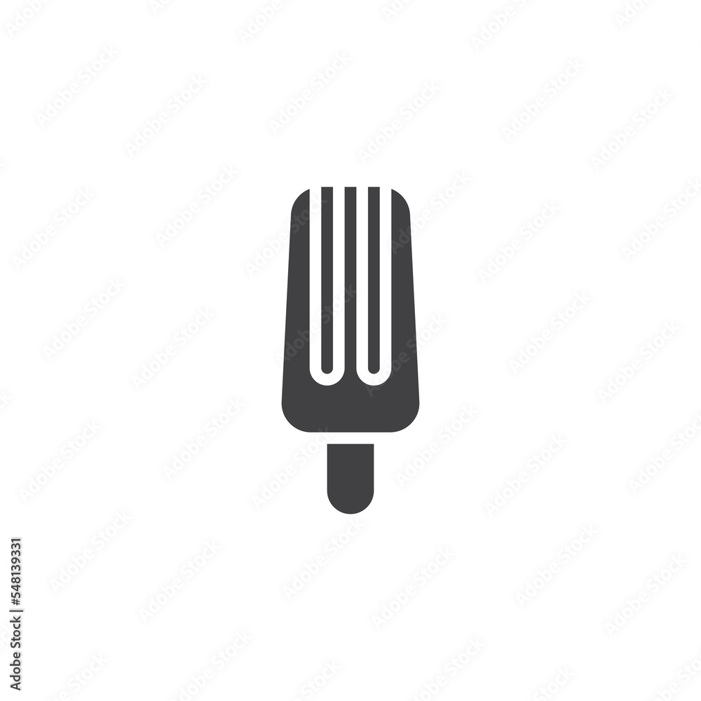 Popsicle ice cream vector icon Popsicle ice cream vector icon