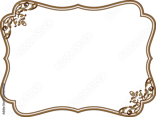 Golden three-dimensional frame