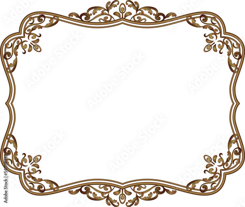 Golden three-dimensional frame