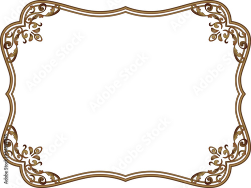 Golden three-dimensional frame