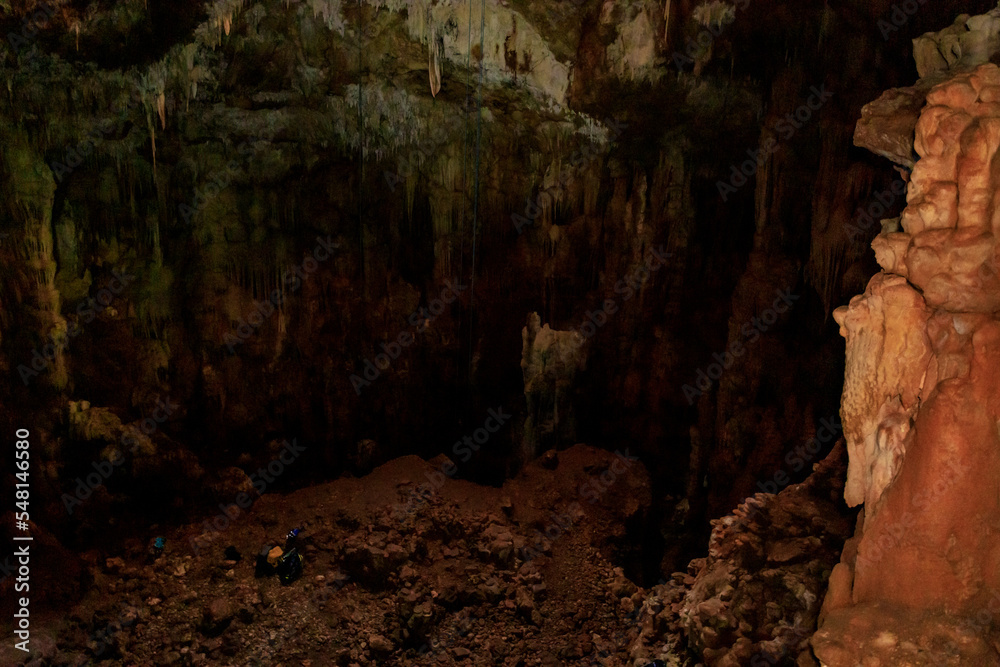 Big  hall in the Salamander Cave in northern Israel