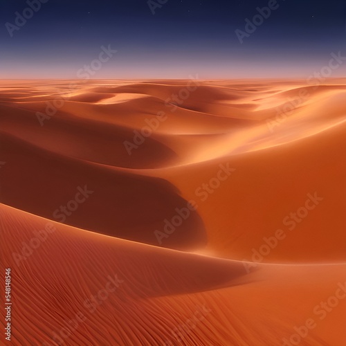 sand dunes in the desert © Aulia Raden Puteh