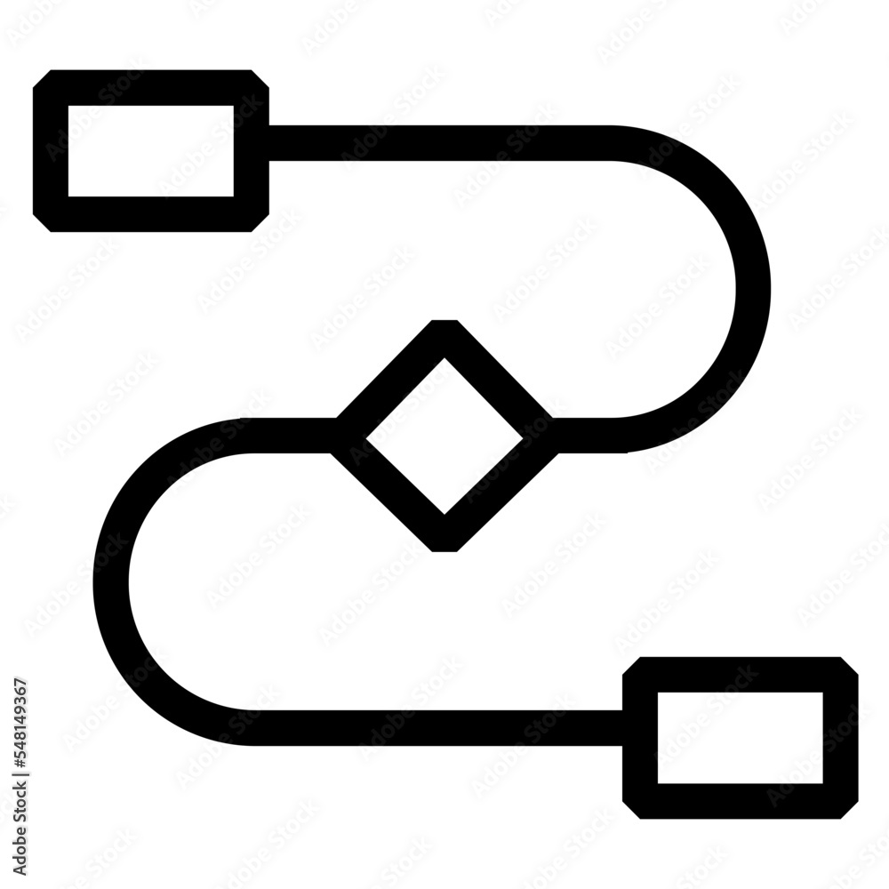 Chart Diagram Flowchart Alogorithm Business Data Stock Vector | Adobe Stock