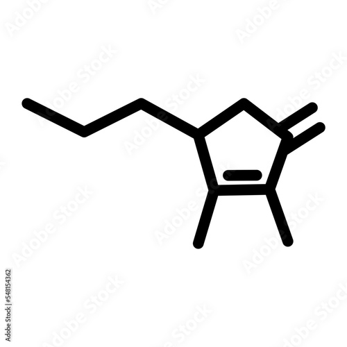 vitamin c line icon