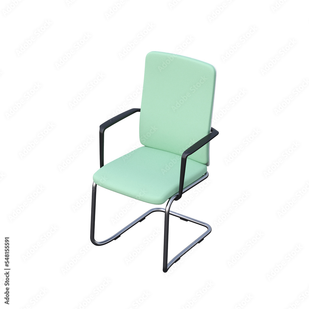 office chair isolate on a transparent background, interior furniture, 3D illustration, cg render office chair isolate on a transparent background, interior furniture, 3D illustration, cg render