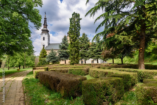 Novi Sad, Serbia - May 03, 2022: Šišatovac Monastery - the jewel of Fruška Gora photo