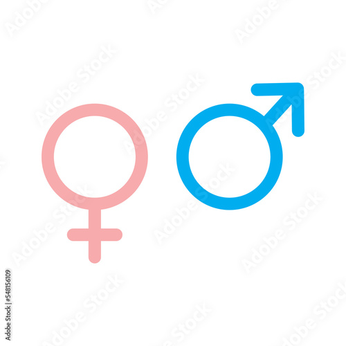 gender simple icon symbol 