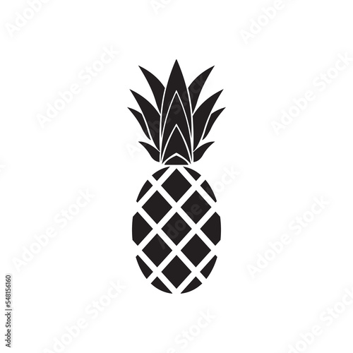 pineapple logo icon vector symbol