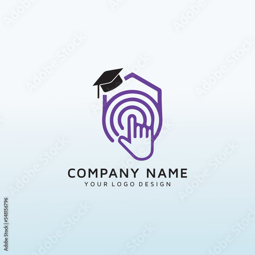 smart home vector logo design letter S
