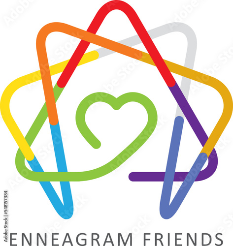 Can be used for the Enneagram symbol and conveys kindness, love and friendship.