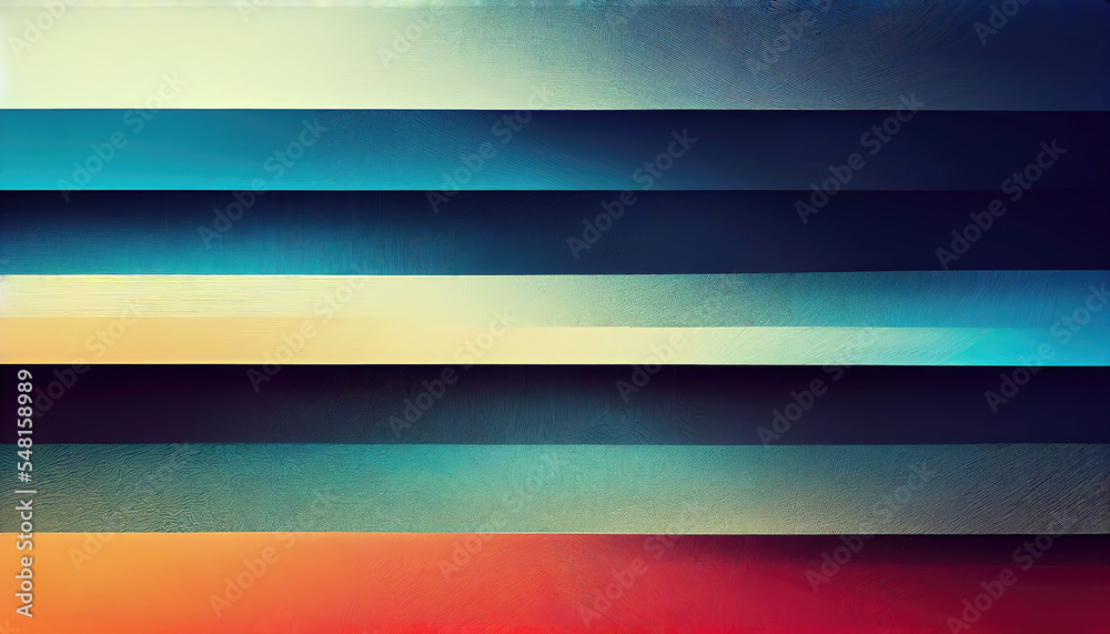 Blue lines and stripes as abstract wallpaper background design illustration - obrazy, fototapety, plakaty 
