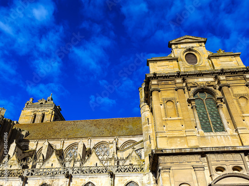 Traditional Cathedral building in Dreux, France photo