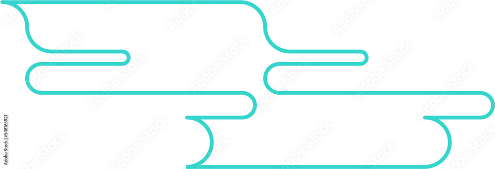Abstract Minimal Round Shape Vector Outline Abstract Minimal Round Shape Vector Outline