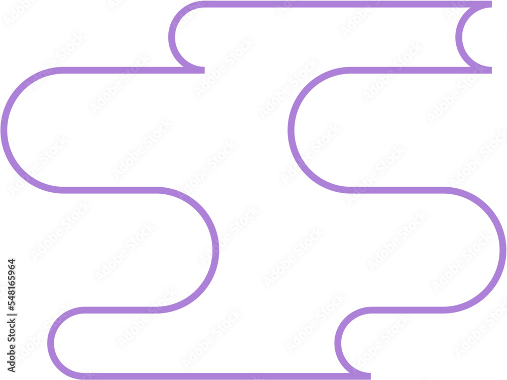 Abstract Minimal Round Shape Vector Outline Abstract Minimal Round Shape Vector Outline