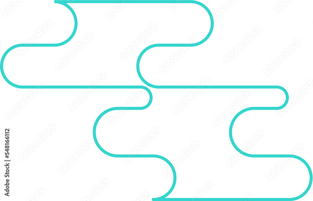 Abstract Minimal Round Shape Vector Outline Abstract Minimal Round Shape Vector Outline