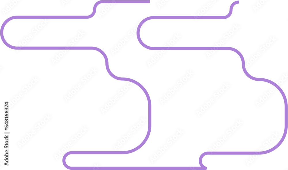 Abstract Minimal Round Shape Vector Outline Abstract Minimal Round Shape Vector Outline