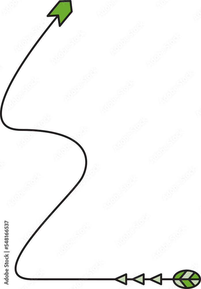 Decorative Arrow Illustration Decorative Arrow Illustration