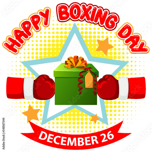 Boxing day banner design