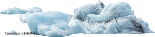 Isolated PNG cutout of an iceberg on a transparent background