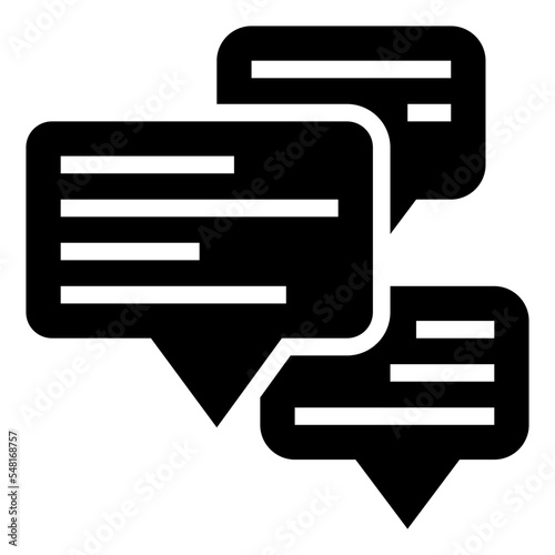 feedback glyph icon