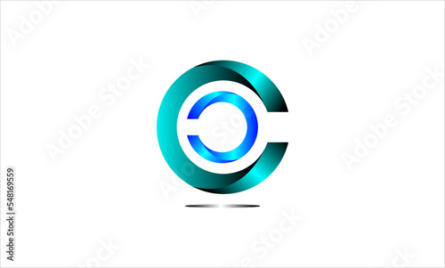 logo c 3d modern