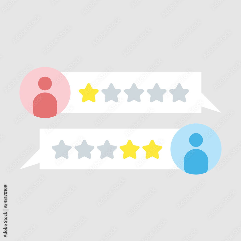Bad customer testimonial review with low star rating