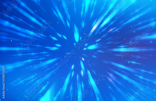 Glossy vibrant and colorful wallpaper. Light explosion star with glowing particles and lines. Beautiful abstract rays background.