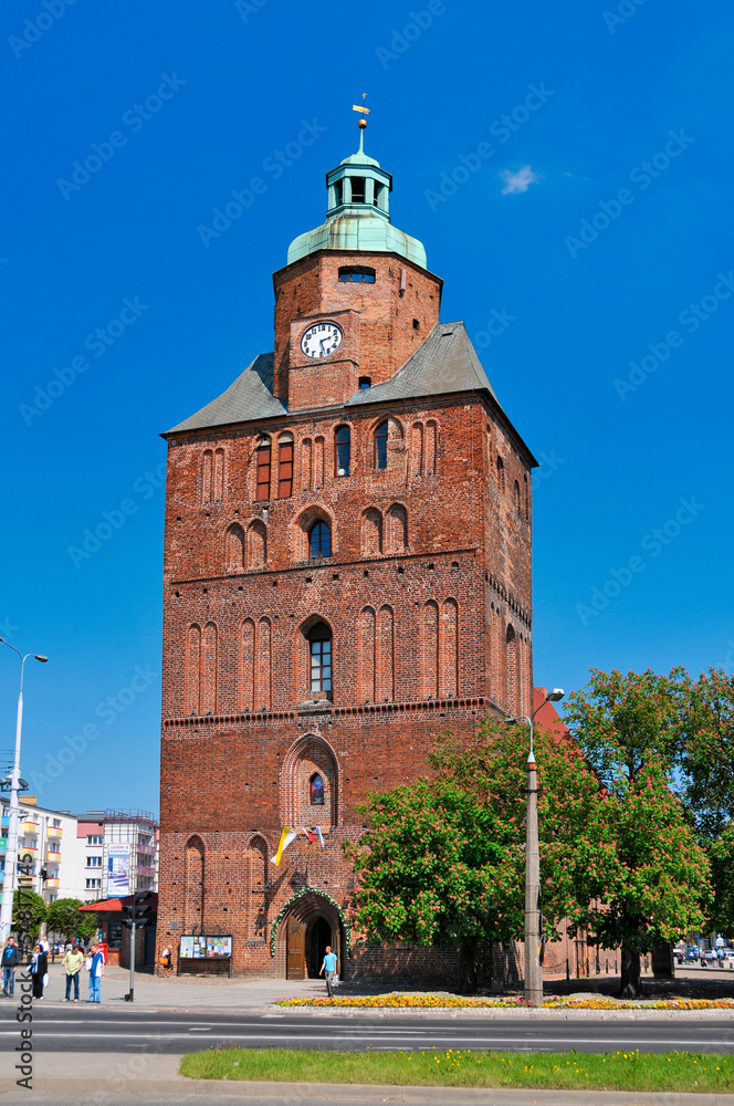 St. Mary's Cathedral in Gorzów Wielkopolski, city in Lubusz Voivodeship, Poland.