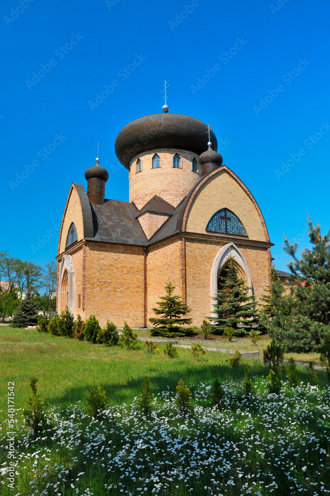 Obraz premium Orthodox Church of the Nativity of the Blessed Virgin Mary in Gorzow Wielkopolski, city in Lubusz Voivodeship, Poland.