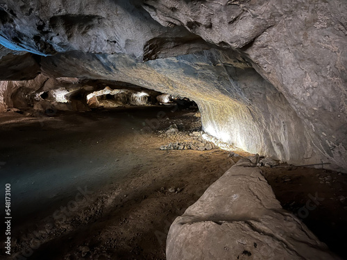 Lombriv is the largest cave in Europe. Lombriv is one of the most visited large places in the Ariège. Ombrives, mesmerizing, where legends, proto-history and history have left their traces.  photo