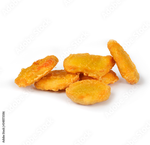 Frittierte Hähnchenstückchen (Nuggets)