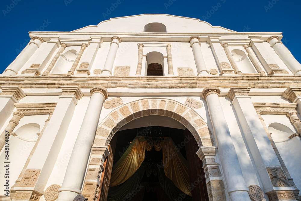 Iglesia católica Colonial,  San Bartolomé Jocotenango,  municipio del departamento de Quiché, Guatemala, America Central