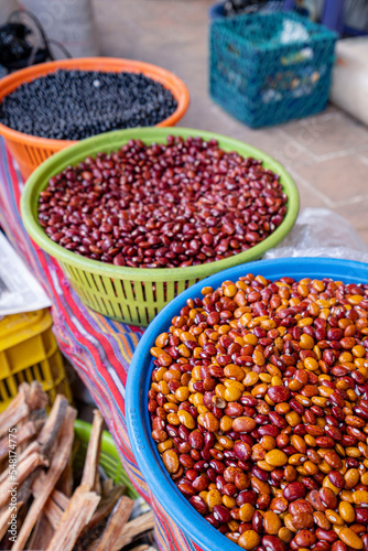 semillas de cafe, , mercado, Chichicastenango, Quiché, Guatemala, America Central photo