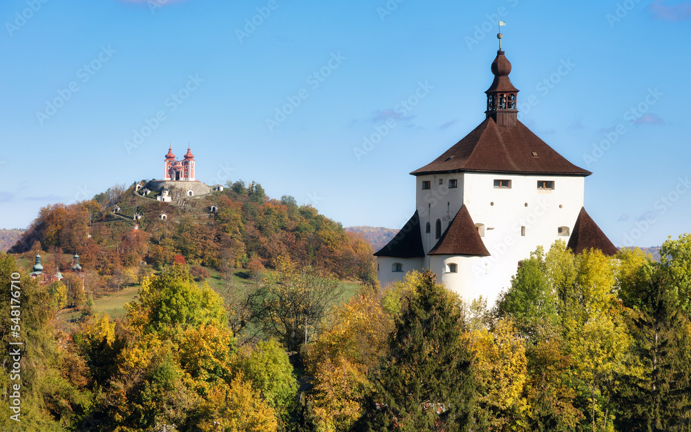 New castle in UNESCO City Banska Stiavnica, Slovakia