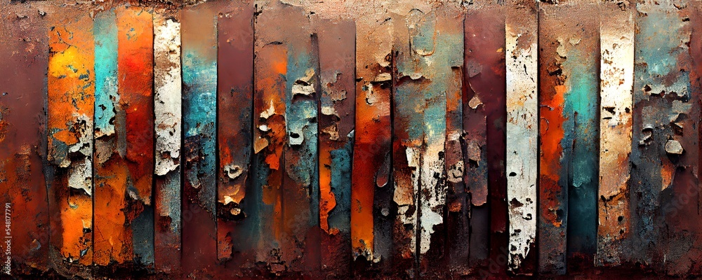 Rusty Dripping Background Grungy rusty metal texture background. Metal and rust as grunge ...