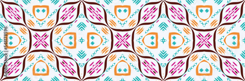 Ikat Seamless Pattern tribal Aztec Embroidery, Ikat pattern from Philippines Digital textile Asian Design for Prints Fabric saree Mughal Swaths texture Kurti Kurtis Kurtas, Motif Batik