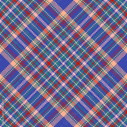 Background texture check. Pattern vector tartan. Textile plaid fabric seamless.