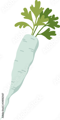 Parsley flat icon Green decor for borscht