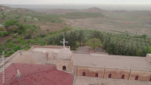 Mor Hananyo Monastery (Deyrulzafaran Manastiri) , is an important Syriac Orthodox monastery, Mardin, Turkey, in the Syriac cultural region known as Tur Abdin photo