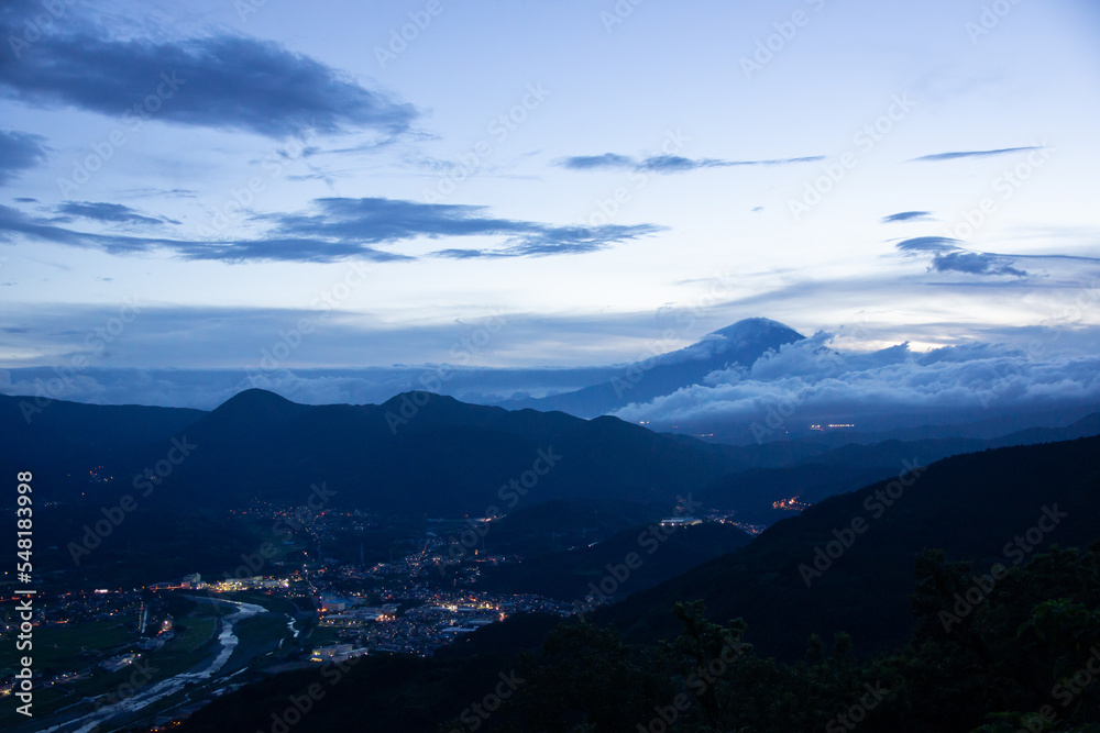 Mt.Fuji and night view