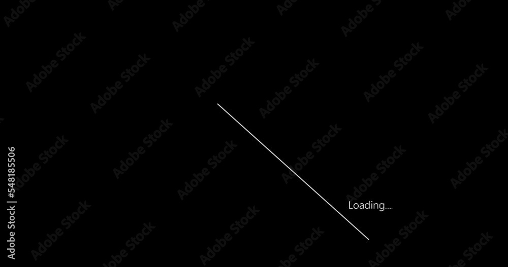 Minimalist loading animation with negative space. 4K loop animation with alpha channel Minimalist loading animation with negative space. 4K loop animation with alpha channel