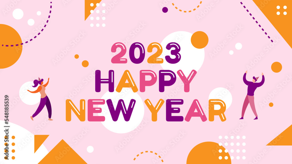 Happy New Year 2023 Banner Happy New Year 2023 Banner
